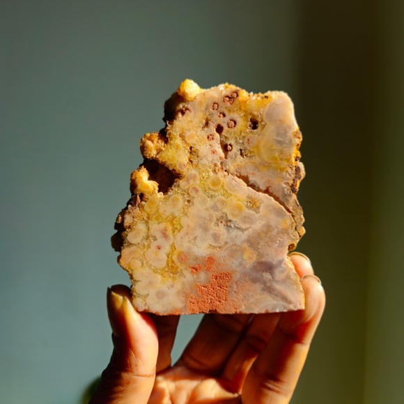 Beautiful Polished Pink Amethyst Geode Crystal Cutbase - Picture 11 of 13